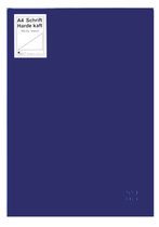 Groot Notitieboek A4 met harde kaft - Blanco inhoud - Donkerblauw Hoogglans - Gratis Verzonden