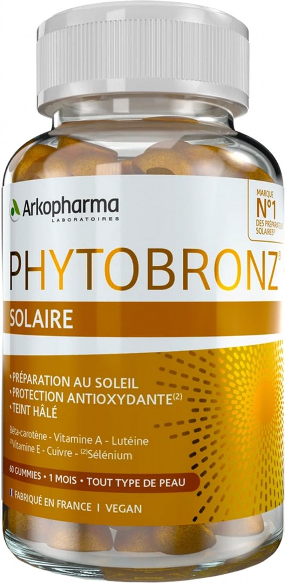 Goedkoopste Arkopharma Phytobronz 60 Gummies