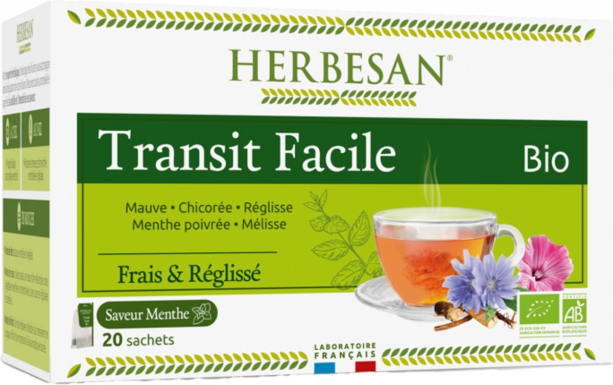 Goedkoopste Herbesan Infusion Organic Transit Facile 20 Zakjes