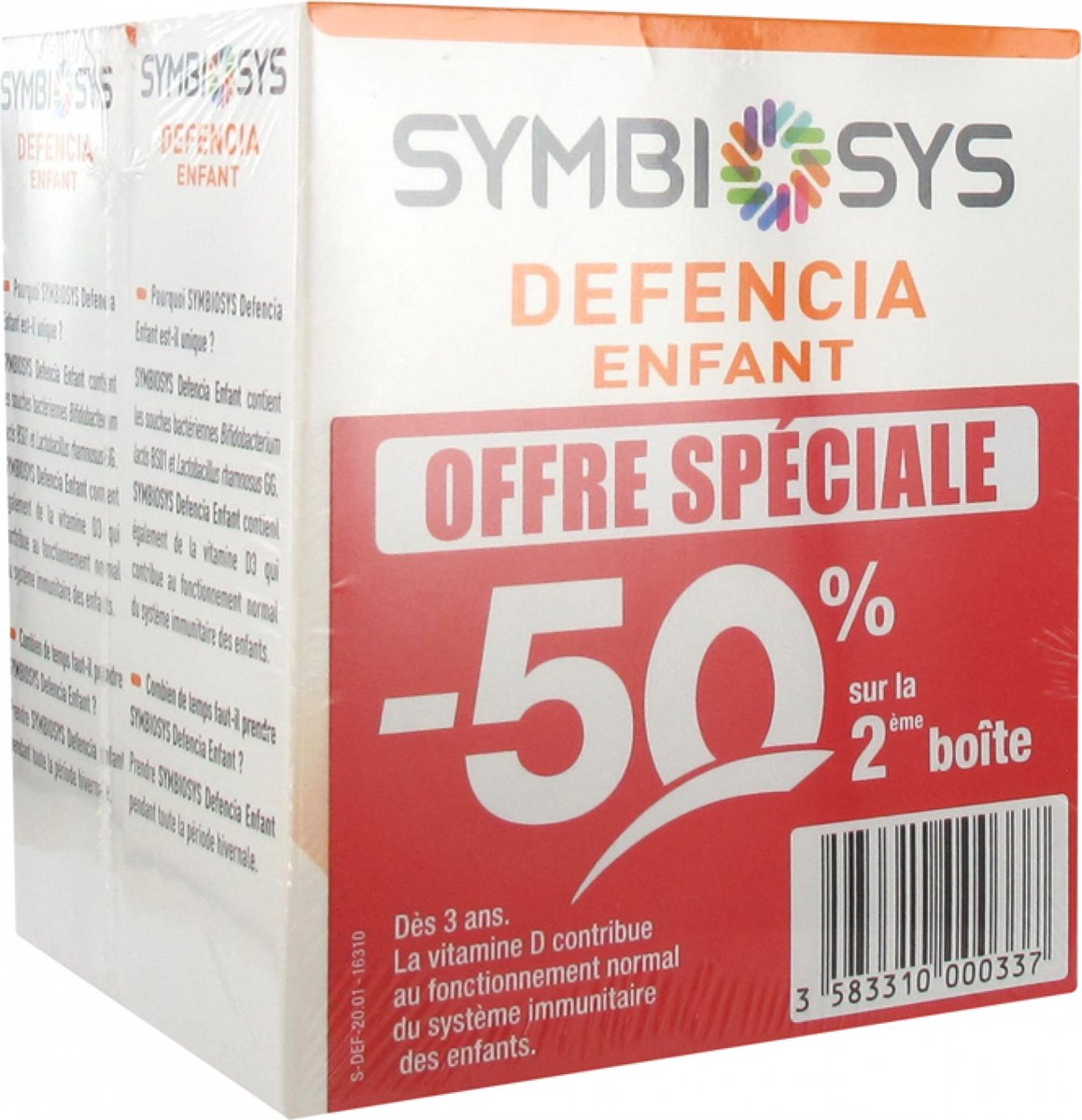 Biocodex Symbiosys Defencia Kind Set van 2 x 30 Sticks