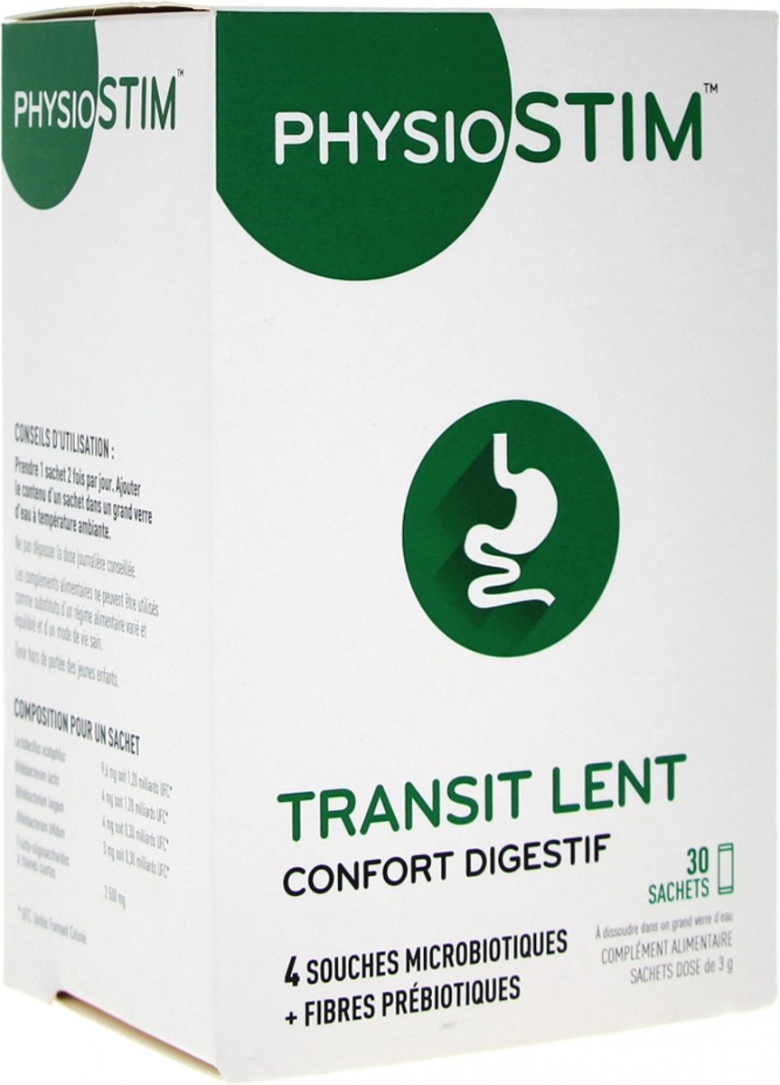 Goedkoopste Laboratoire Immubio Physiostim Confort Digestif Transit Lent 30 Zakjes