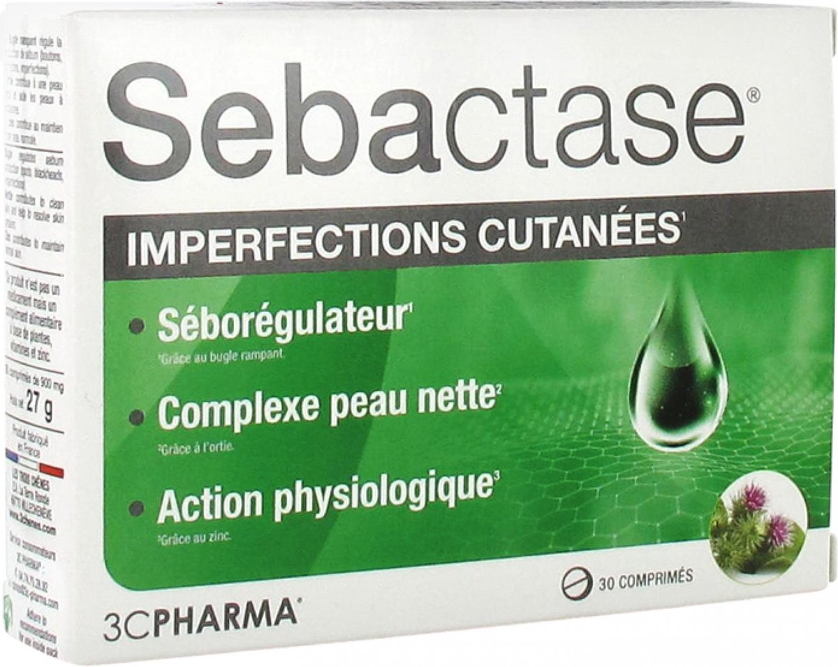 Goedkoopste 3C Pharma Sebactase 30 Tabletten
