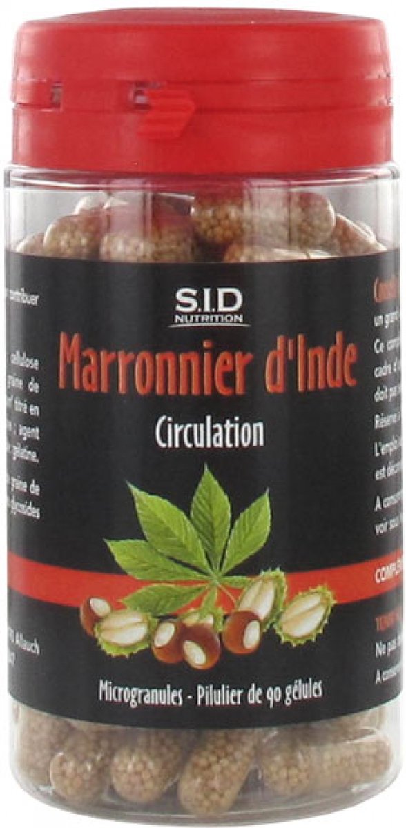 S.I.D Nutrition Circulatie Paardenkastanje 90 Capsules
