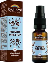 Biofloral Spray Pouvoir Dire Stop Bio 20 ml