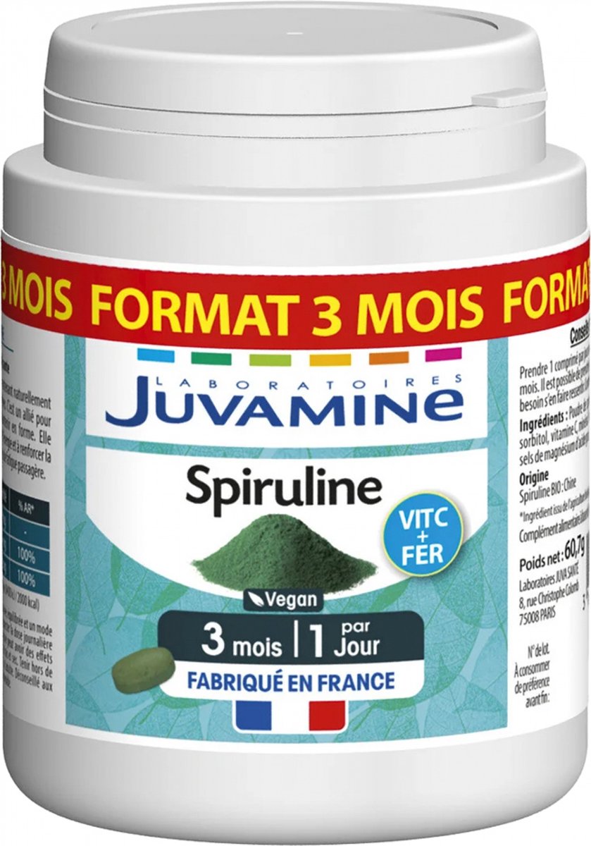 Juvamine Spirulina 90 Tabletten
