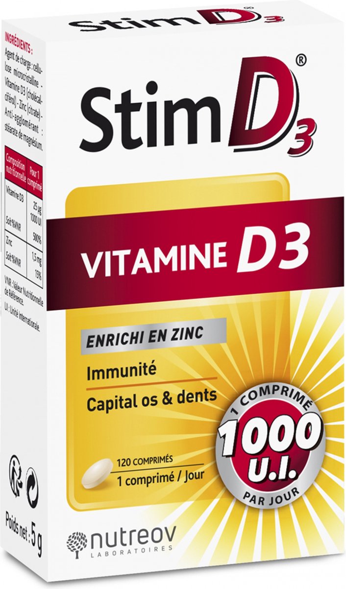 Nutreov Stim D3 120 Tabletten