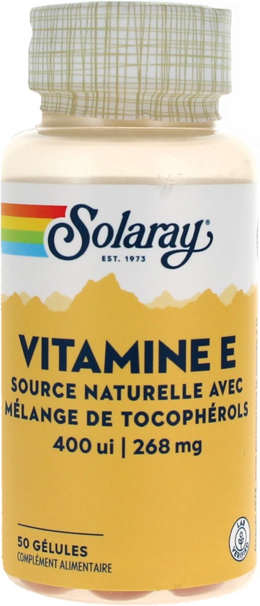 Solaray Vitamine E 400 IE 50 Capsules