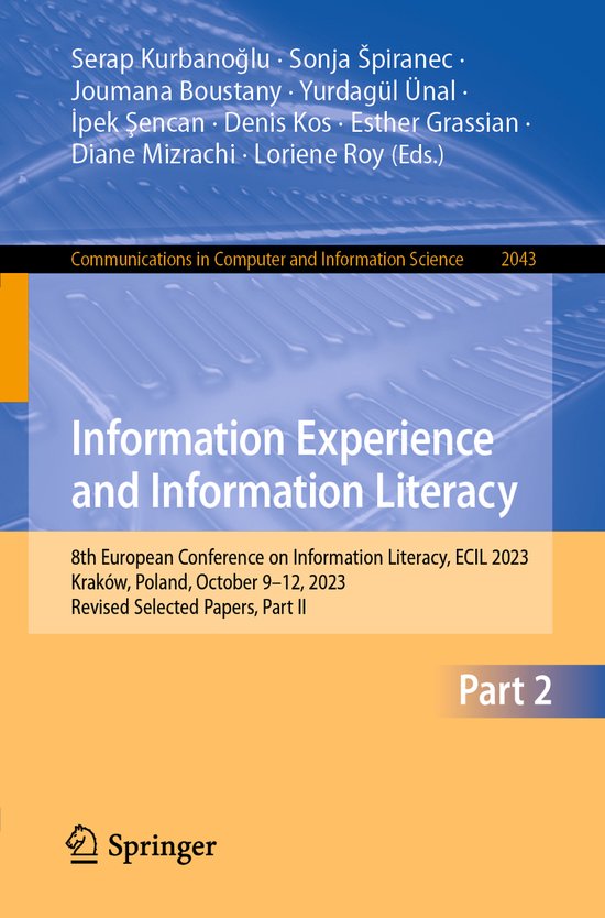 Communications in Computer and Information Science2043- Info ... - cover