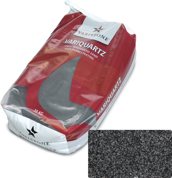 Foto: Varistone variquartz voegzand 20kg basalt