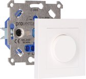 Variateur LED Proventa Premium - Universel et complet - Convient à toutes les lampes dimmables - Wit