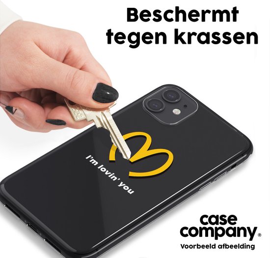 Case Company® - Coque avec cordon pour Samsung Galaxy S24 Ultra - I'm lovin' you - Coque de téléphone avec cordon Zwart - Protection sur tous les côtés et sur le bord de l'écran