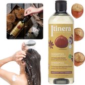 ITINERA - Shampoo voor beschadigd haar met kastanje uit de Toscaanse heuvels, 95% natuurlijke ingrediënten, 370 ml (1 stuk)