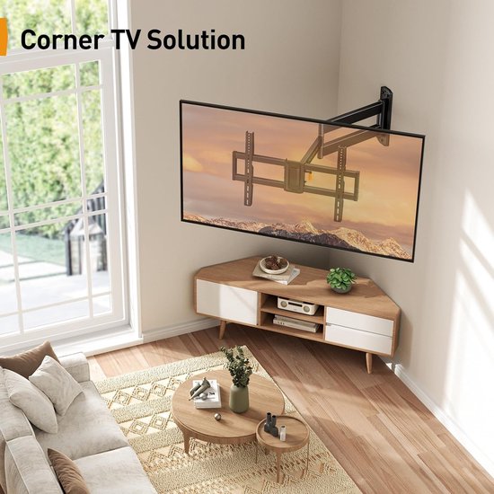 Perlegear TV Standfuss TV Ständer Schwenkbar für 32-65 Zoll Flach