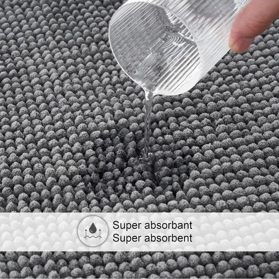 Decomira Badmat Anti-Slip | Super absorberend en machinewasbaar | Te