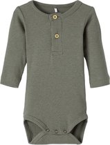 Name It Romper Kab Button Dusty Olive 74