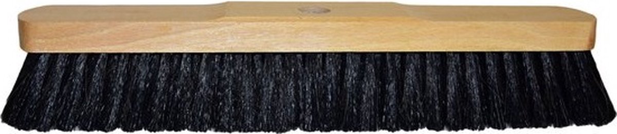 Goedkoopste Zaalveger - Zachte Bezem - 60 cm - Paardenhaar mix - Verniste Zadelrug - 3603