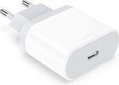 SAMTECH USB C Adapter 20W - Snellader - Oplader - Lader - Geschikt voor iPhone, Samsung en Meer - Wit