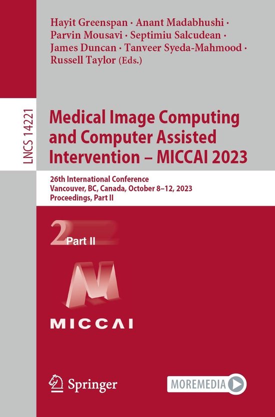 Springer Nature Proceedings Computer Science 2 - Medical Ima ... - cover