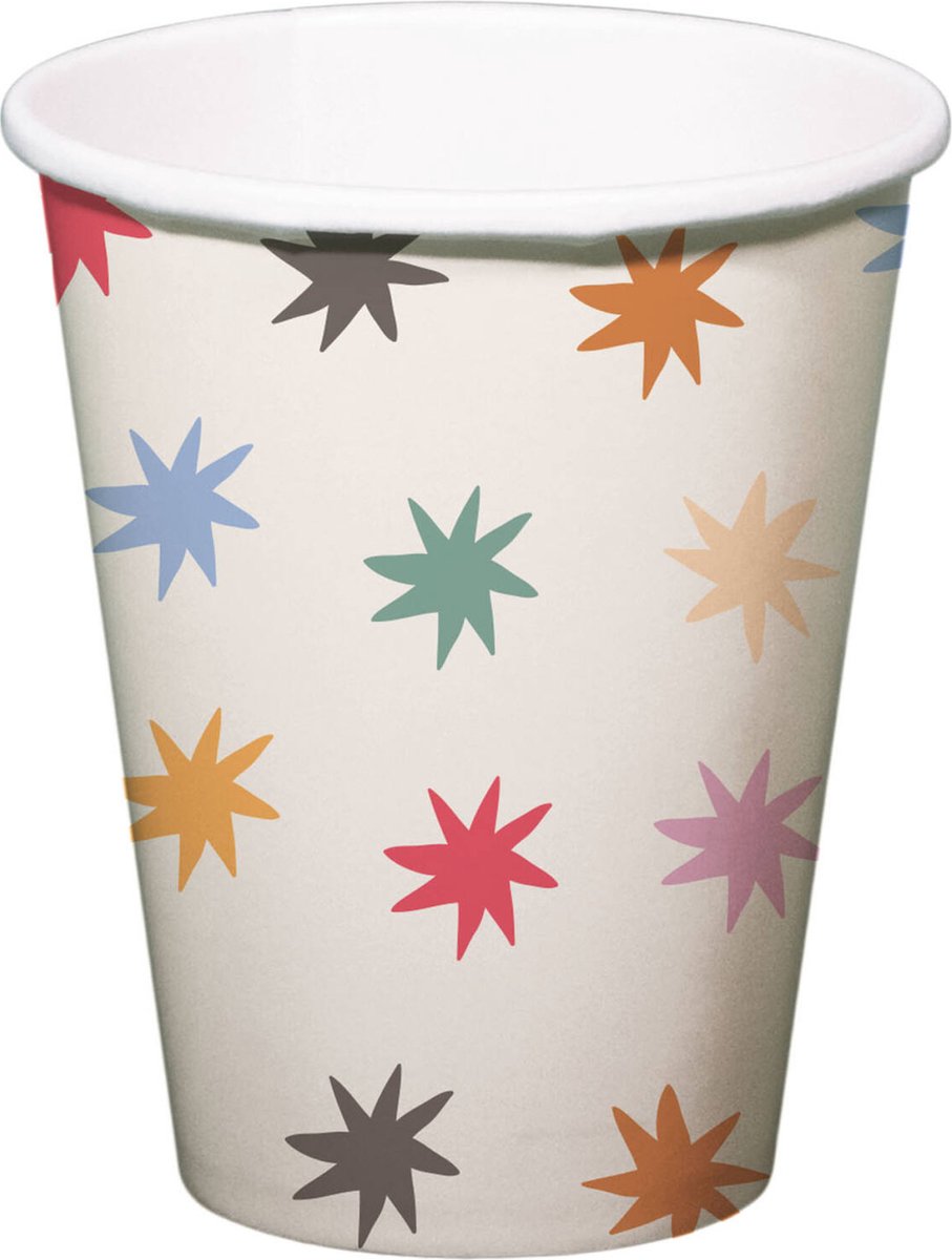 Folat - Bekers - Starburst (250 ml) 8 stuks