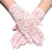 Hiden | Bruids Handschoenen - Cosplay Kleding - Cosplay Anime - Handschoenen Dames - Bride - Handschoenen - Kant - Bruiloft decoraties | Wit - met vingers