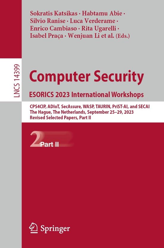 Springer Nature Proceedings Computer Science 2 - Computer Se ... - cover