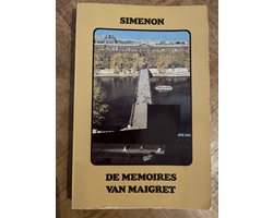 Omslag van Memoires van maigret