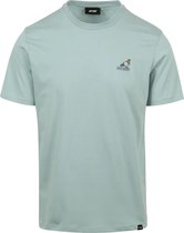ANTWRP - T-Shirt Pigeon Lichtblauw - Heren - Maat S - Modern-fit