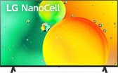 LG 43NANO753QC, 109,2 cm (43"), 3840 x 2160 pixels, NanoCell, Smart TV, Wifi, Noir