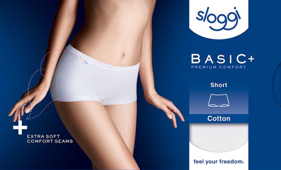 sloggi Basic + Ladies Short jambe - Noir - Taille 40