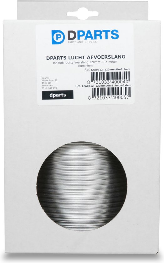Aludec aluminium flexibele slangen - 1 m