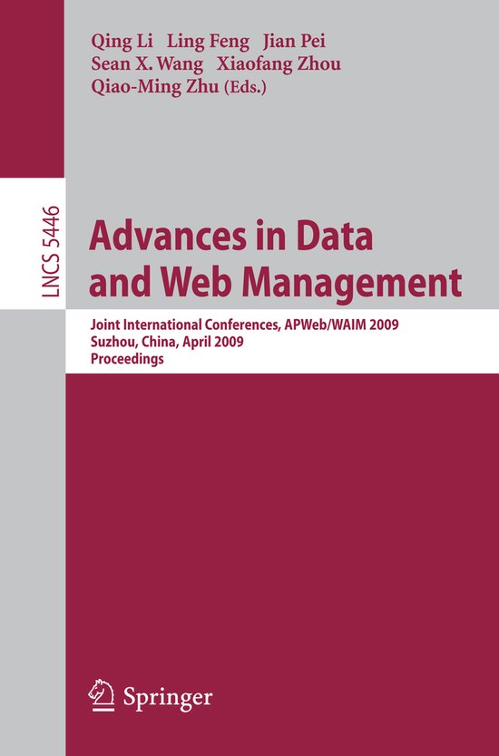 Advances in Data and Web Management - cover