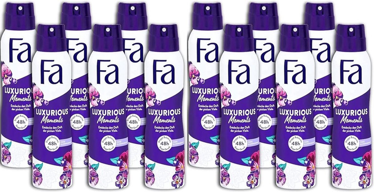 Goedkoopste Fa Deo Spray Deodorant Luxurious Moments, 150 ml - 12 stuks