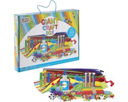 Craft Knutselkoffer set - voor kinderen - 500+ artikelen - in handige opbergkoffer