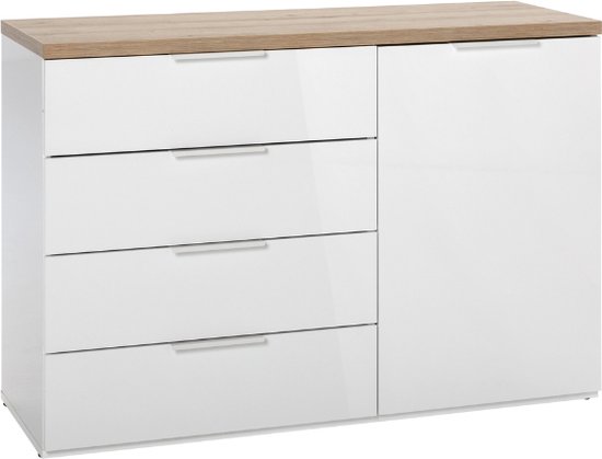 Composad - Dressoir - Wit - 120x44x83 cm