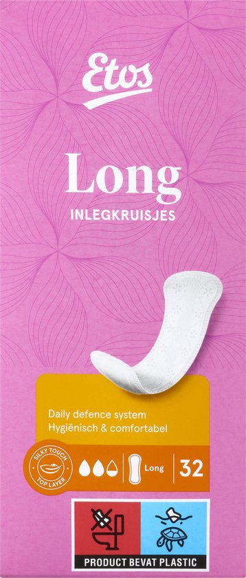 Etos Inlegkruisjes voordeelverpakking - Long - 6 x 32 stuks