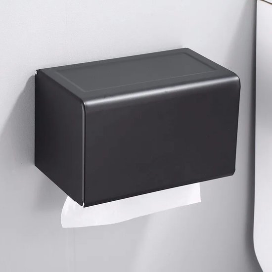 S-M Commerce Toilet Organizer - Toiletrol Houder - Tissue Box - Waterdicht - Wandmontage