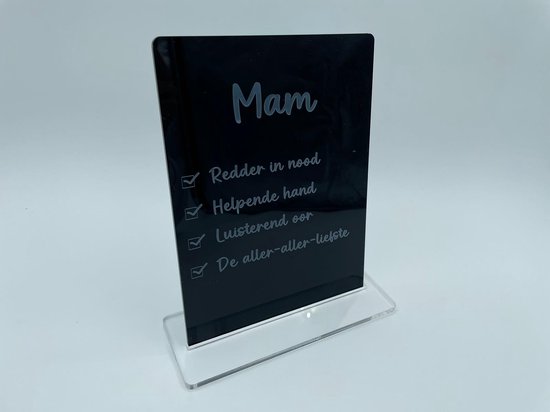 Tekst mama - Cadeau voor mama - Kado - Verjaardag - Moederdag cadeautje - Moederdag pakket - Moederdag geschenkset - Moederdag geschenk