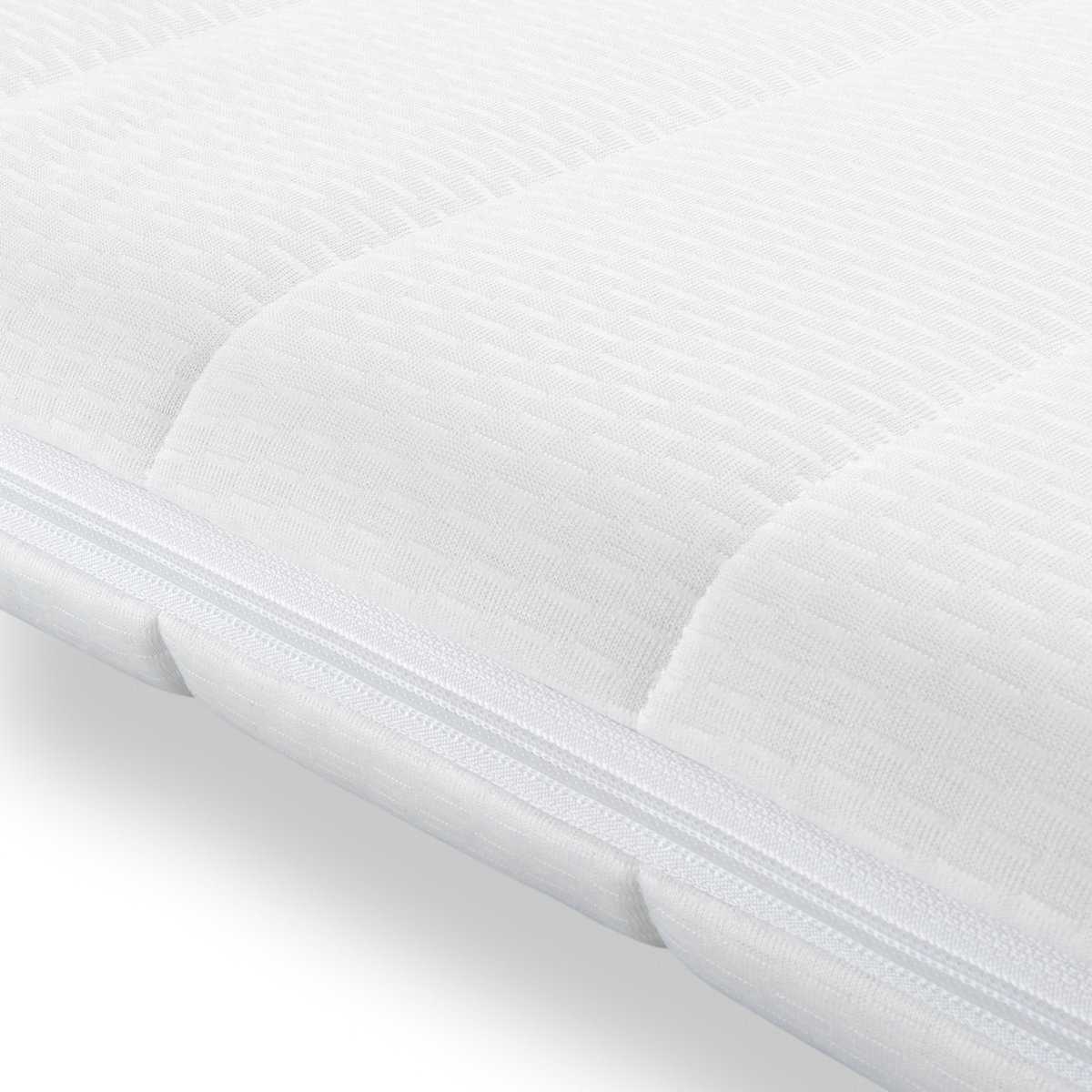 Koudschuim Topper 140x220 – Wasbare Tijk – Duurzaam Koud schuim Topmatras – Matras Topper Met Wasbare Tijk – ColdFoam Classic