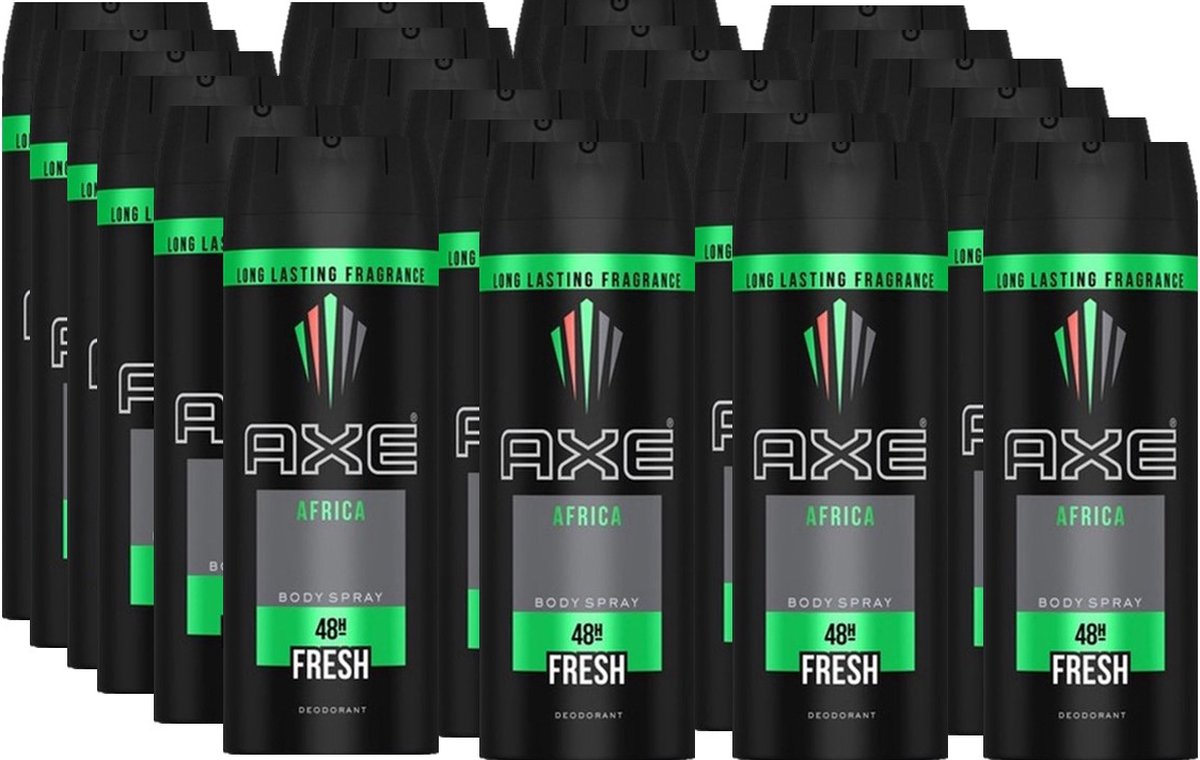 Goedkoopste Axe - Deodorant - Spray - Africa - 150ml x 24