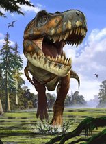 Fotobehang - Tyrannosaurus Rex 184x248cm - Vliesbehang