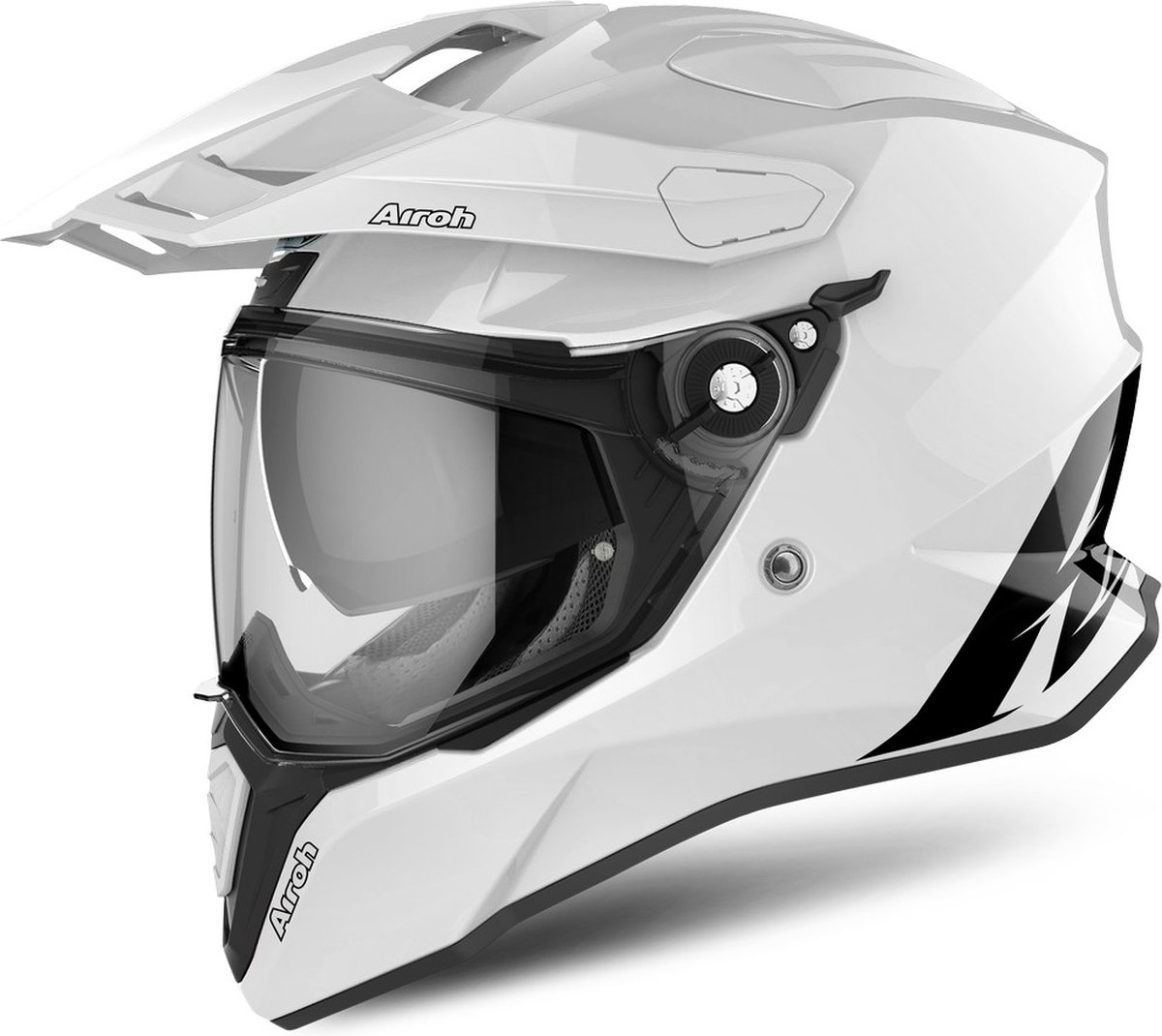 Airoh Commander Color White Gloss Adventure Helmet 2XL