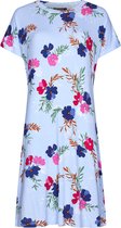 Nachthemd bloemenpatroon Pastunette - Blauw - Maat - 42