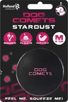 Dog Comets Ball Stardust - Hondenspeelgoed - Hondenbal - Ø5 cm - 1 stuk - Natuurlijk rubber - Zwart/Groen