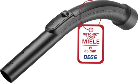 DEGG® - Handgreep / Pistoolgreep - Geschikt voor Miele - 35mm - Geschikt voor Miele klik-systeem - Premium Kwaliteit