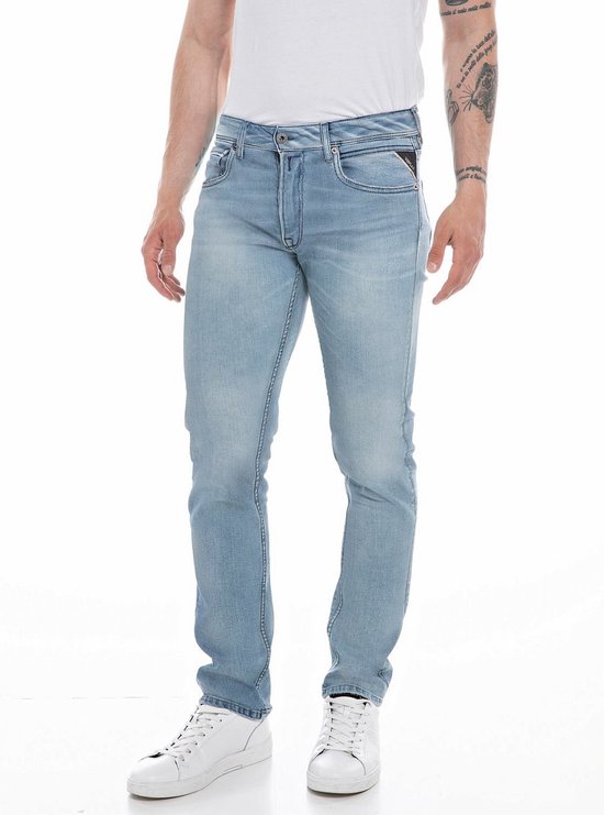 Replay Heren Jeans GROVER regular/straight Blauw