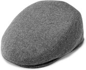 Fawler Mirco Moda grijze gemêleerde flat cap voor heren