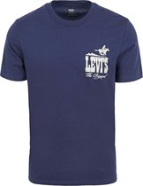 Levi's - T-shirt Graphic Navy - Heren - Maat M - Regular-fit