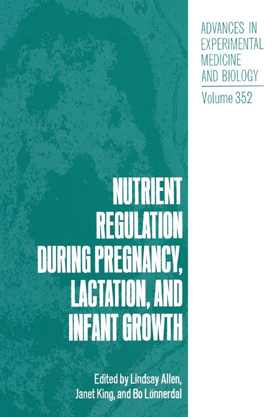 Nutrient Regulation During Pregnancy, Lactation, and Infant  ... - cover