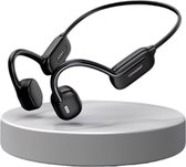 DommAr Bone Conduction Hoofdtelefoon - Open Ear Koptelefoon - Sporthoofdtelefoon - Waterproof IPX8 - 32G Opslag - Oordopjes - Muziek - Bluetooth - Sportkoptelefoon - Sport - Batterijen - Kado - Cadeau - Zwart