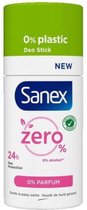 Sanex Deo stick - 56gr - zero% 0% parfum